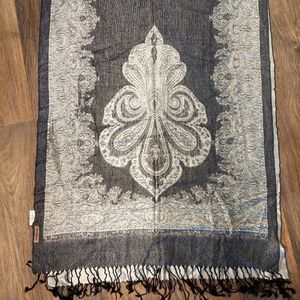 Blue Pacific Grey/Silver Pashmina (NWT)